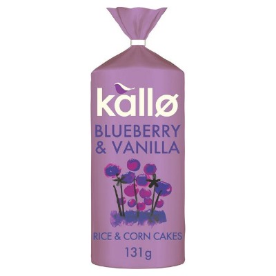 Blueberry & Vanilla Rice Cakes